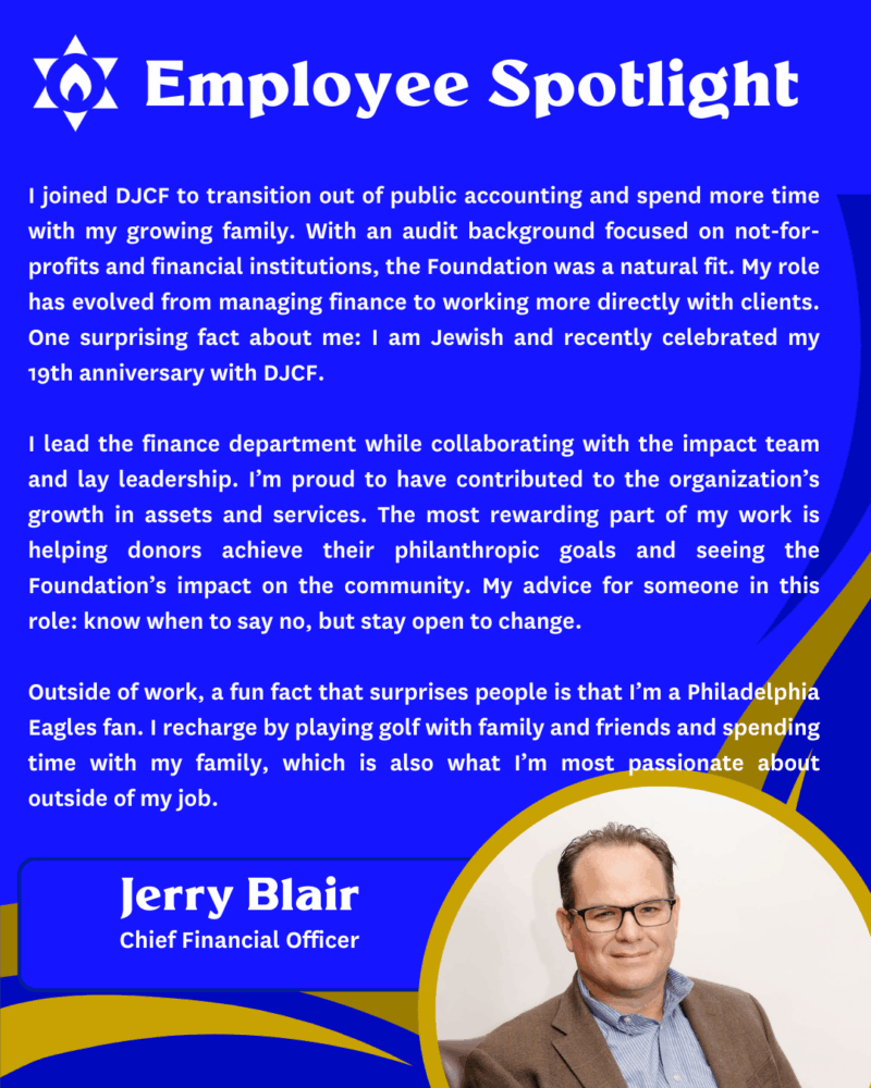 Jerry Employee Spotlight 1 - Dallas Jewish Community Foundation